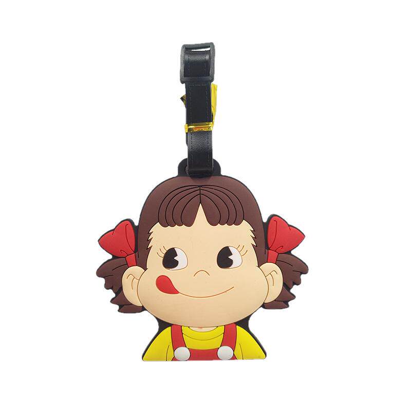 不二家登机托运牌牛奶妹行李牌创意旅行箱姓名吊牌儿童书包挂牌