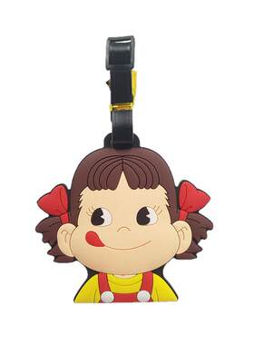 不二家登机托运牛奶妹儿童行李牌