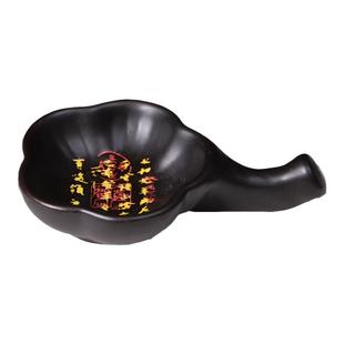 毛笔墨碟陶瓷墨汁墨盒砚台书法专用墨盘陶瓷墨碟笔洗笔搁墨水碟文房四宝墨池塑料墨碟水碟瓷碟砚毛笔架笔挂