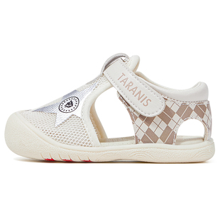泰兰尼斯夏季新款童鞋防滑软底鞋子男童凉鞋包头透气女童学步鞋