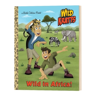 动物兄弟 非洲之旅 英文原版 Wild In Africa Lgb 英文版 动物科普 低幼亲子分级科普绘本
