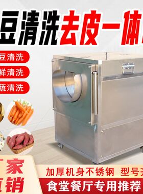 土豆清洗去皮机毛刷萝卜红薯芋头马蹄新款生蚝全自动果蔬清洗机厂