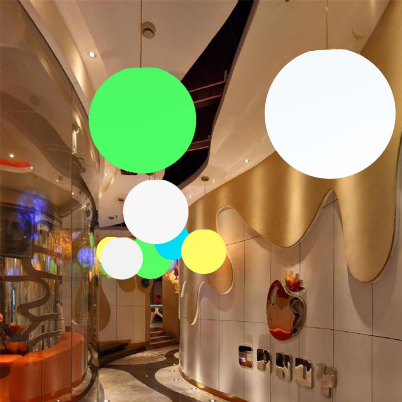 led发光圆球灯户外防水太阳能草坪灯花园沙滩景观球形灯装饰吊球