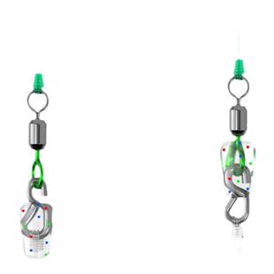 子线快连挂钩快挂子线夹可拆卸快速连接器快装快装免绑8字八字环