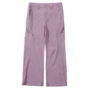 瞬时山野Monterest户外微喇C6防泼水休闲长裤登山软壳运动裤女款