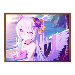 碧蓝档案周边手办白洲梓空崎日奈手办摆件生日礼物小夜灯灯光画