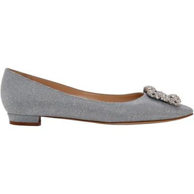 MANOLOBLAHNIK女士方扣平底鞋