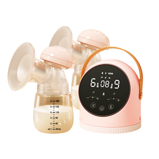 好女人双边吸奶器电动母乳全自动孕产妇舒适按摩免手扶挤奶器