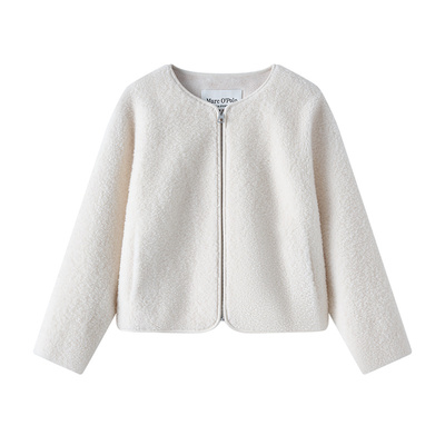 MOP2025秋绵羊毛小香风针织外套