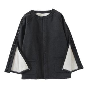 秋冬护理服PICC置管骨折透析穿的衣服专用病号服老人加厚保暖睡衣