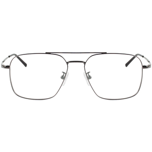 超轻纯钛双梁眼镜框镜架男大脸大框近视眼镜潮飞行员变色镜防蓝光