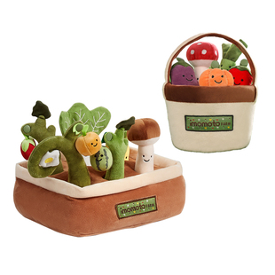 宝宝拔萝卜玩具婴儿玩具果蔬毛绒一周岁女可啃咬益智早教儿童礼物