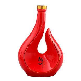 精美酒瓶空瓶白酒瓶子陶瓷1斤装饰创意空酒瓶子家用密封高档一斤