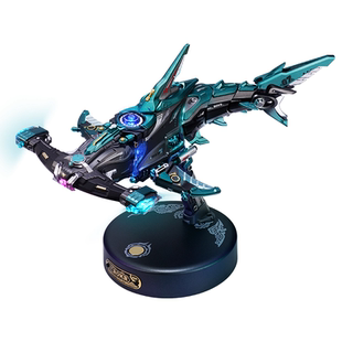 若态若客机械物种锤头鲨金属模型摆件12岁男孩送男友老公生日礼物