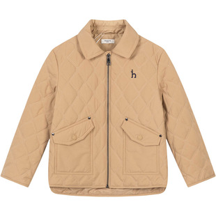 hazzys哈吉斯童装男女童棉服2025秋冬新品中大童棉衣舒适保暖外套