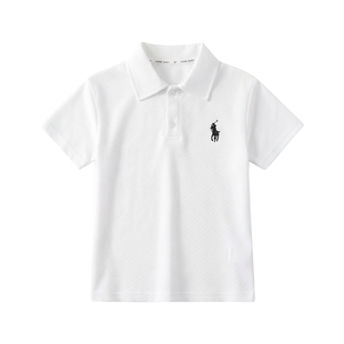 男童t恤短袖刺绣2026新款儿童夏装男孩衣服polo衫宝宝洋气潮韩版