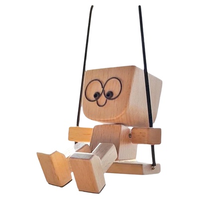 林木记秋千抖木人车载香薰挂件