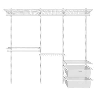 定制步入式金属衣柜上墙aa柱储物间开放式衣帽间砌墙挂衣架衣柜