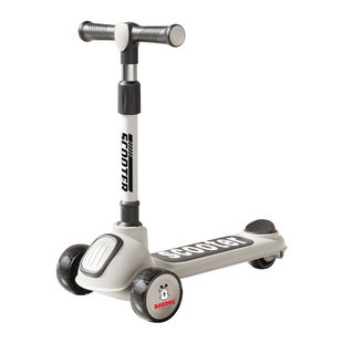 巴布豆儿童滑板车二合一可坐骑学步1到3-6岁宝宝滑滑车平衡滑行车