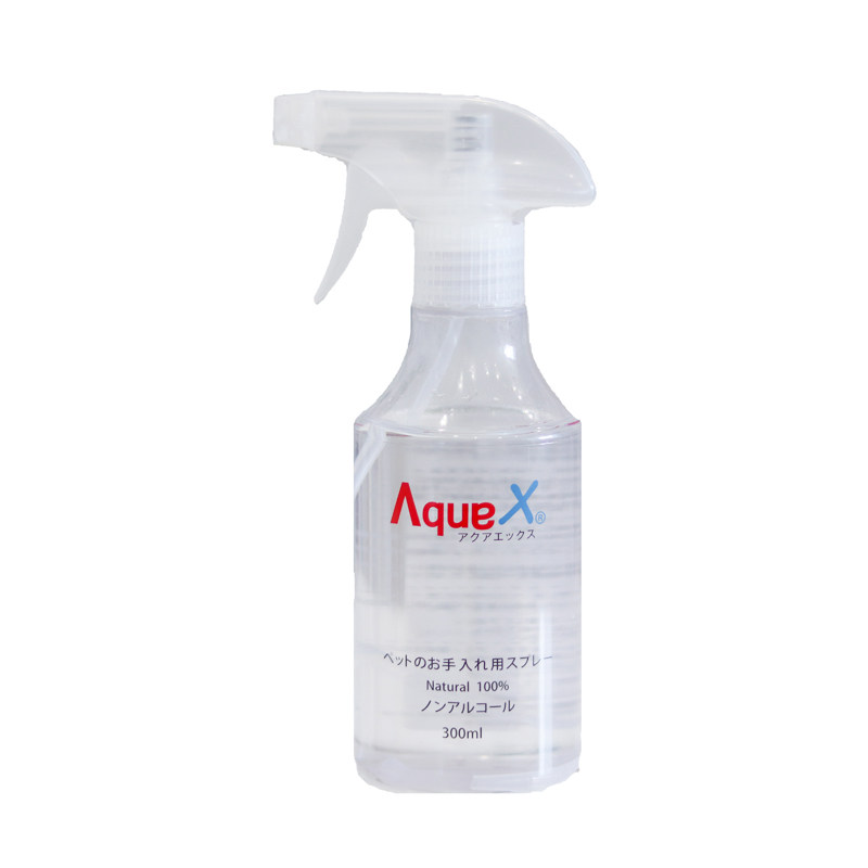 日本AquaX万能离子水宠物干洗喷雾幼犬猫狗清洁除臭去泪痕黄胡子