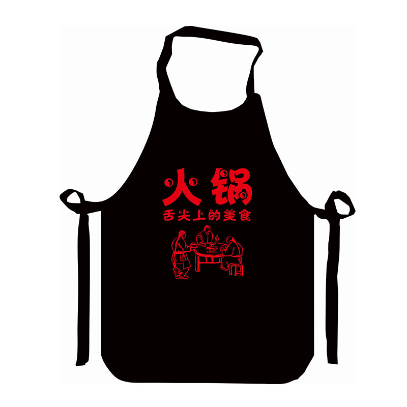 商用加厚一次性围裙吃火锅专用小龙虾串串餐饮围兜无纺布定制logo