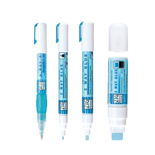 日本Kuretake 吴竹胶水两用变色胶水笔办公用品DIY手工固体胶胶棒