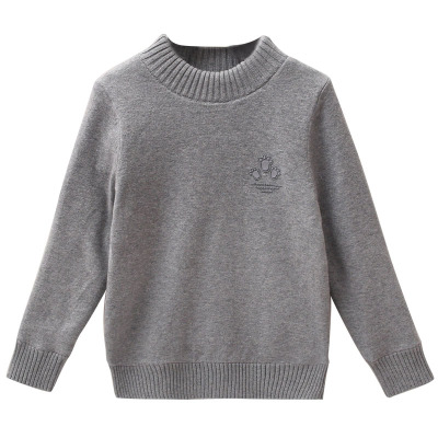 双层加绒加厚圆领毛衣快活龙