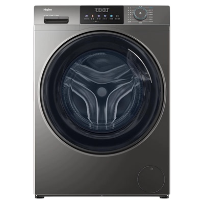 海尔滚筒洗衣机12kg家用全自动大容量变频洗脱一体L50DS官方正品