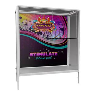 KGBOX适用于乐高10303翻滚过山车亚克力展示盒模型防尘罩透明