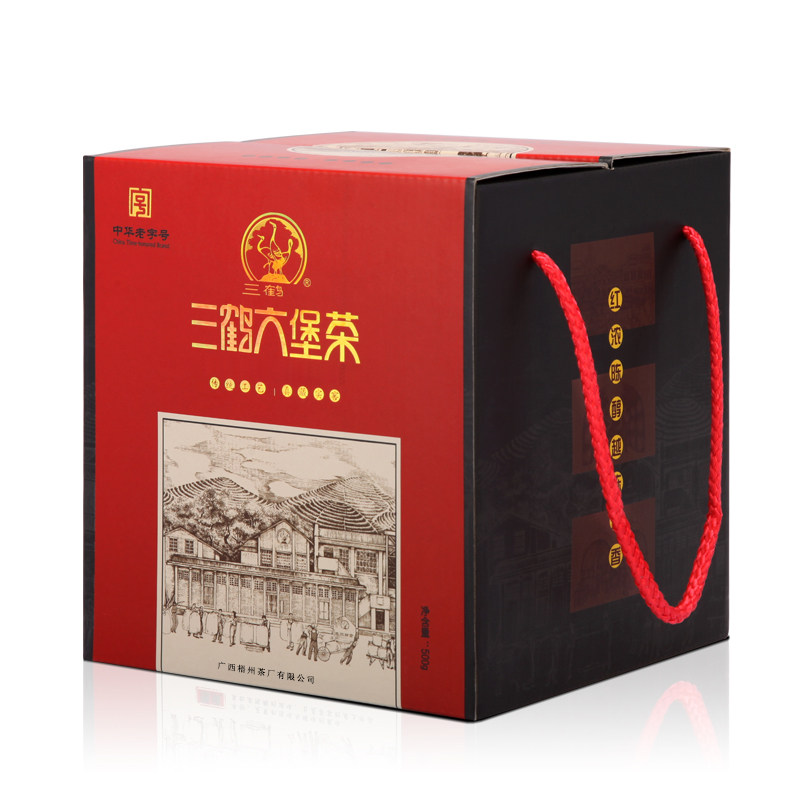 三鹤2022年特级广西梧州六堡茶