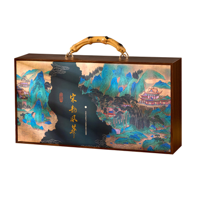 年货坚果礼盒装定制高端木盒过年送礼走亲戚送长辈客户新年礼品