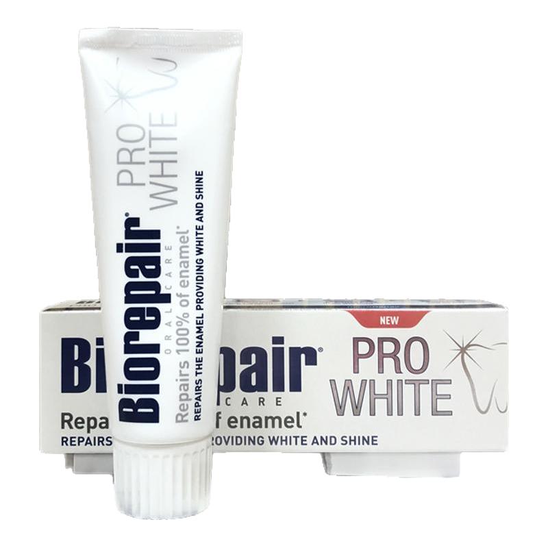 意大利进口Biorepair贝利达多效牙釉质修复牙膏抗敏亮白夜间护理