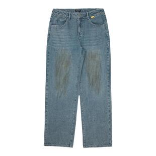 Randomevent x have a good time 春季笑脸泥染洗水牛仔裤 24SS