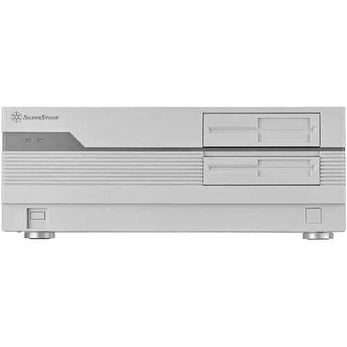 SilverStone 银昕FLP01复古ATX卧式机箱怀旧风HTPC/Type-C/光驱位