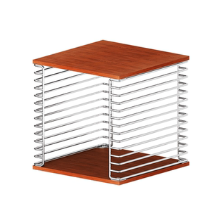 中古新型简易床头柜替代品轻奢高级感主卧创意床边置物架实木边几