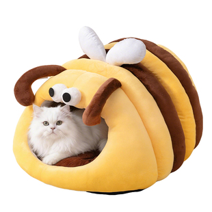 猫窝冬加厚保暖半封闭式可拆洗宠物过冬猫睡窝新式猫屋2025新款