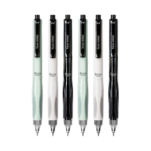 晨光作业小霸王按动中性笔黑色05mm笔芯st全针管速干顺滑大容量低重心初中小学生考试专用刷题碳素水笔签字笔