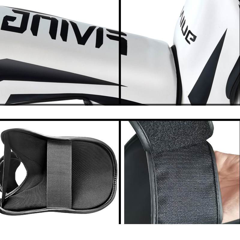 厚款儿童成人MMA跆拳道脚格斗护散打小腿胫训练护腿泰拳护护