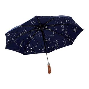 英国Balios雨伞双层实木手柄男士商务高级伞自动折叠晴雨伞送礼