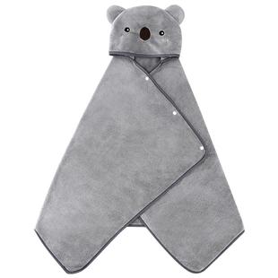 婴儿浴巾带帽斗篷非纯棉吸水速干宝宝小孩子洗澡新生儿童可穿浴袍