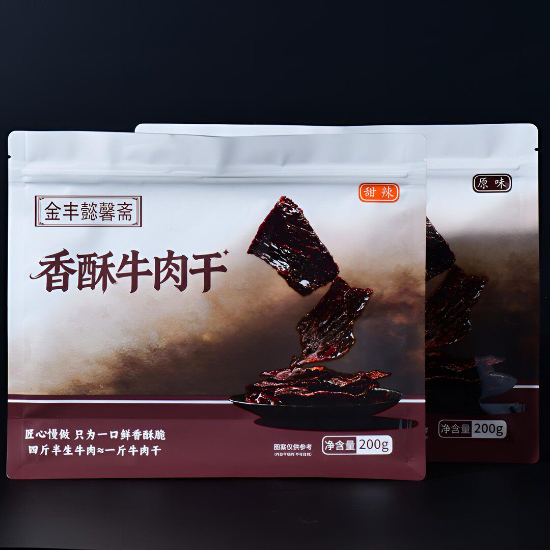 金丰懿馨斋香酥牛肉干（牛肉脆脆）淄博特产办公室零食200g