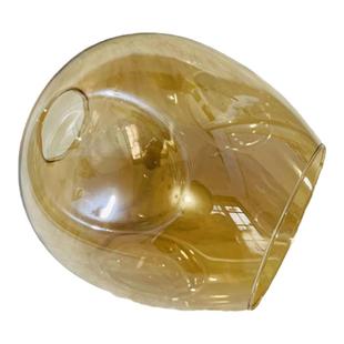 创意灯具配件大全分子灯魔豆玻璃灯罩透明琥珀干邑色吊灯E27螺口