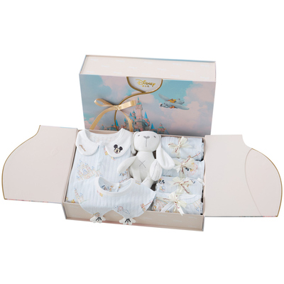 迪士尼出生宝宝满月见面礼物新生儿礼盒婴儿衣服套装送礼高档用品