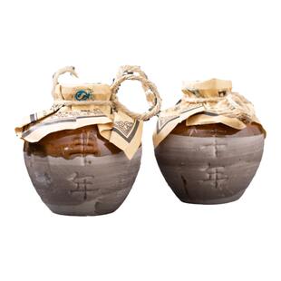 丰年白酒陈三两52度浓香型白酒150ml两瓶装高粱酒宴饮窖藏口粮酒