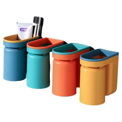 牙刷置物架免打孔漱口杯刷牙杯