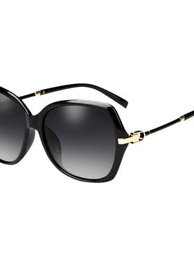 明星款简约大框圆脸防紫外线眼镜