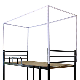 宿舍上铺床帘支架可伸缩寝室上床床架单人床学生蚊帐架子加粗杆子