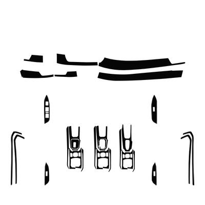 右舵哈弗三代h6中控贴膜内饰改装