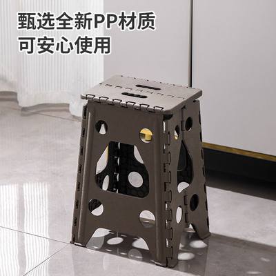 家用可折叠凳子户外摆摊椅子板凳露营小钓鱼塑料便携式家居折叠