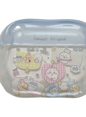 jze 日系动漫吉伊卡哇适用苹果新4代airpods蓝牙无线耳机保护套airpods1/2/3情侣软壳airpodspro三代男女新款